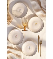 Keramika Bella Natura Pasta Tabağı 20 Cm 4 Adet 23975-76-77-78