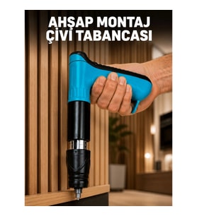 Mey İthalat® Profesyonel Ahşap Döşeme Çivi Tabancası Dayanıklı Manuel El Aleti