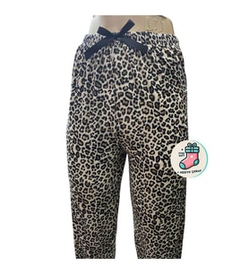 Lüx Unisex Mikro Süet Cepsiz Pijama Altı Tek Alt S9 - Çorap Hediyeli. (Kahverengi)