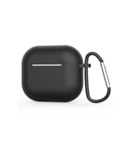 Apple Airpods 3. Nesil Uyumlu Zore Standart Silikon Kılıf (Siyah)