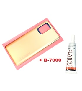 Tkgz Xiaomi Redmi NOTE 10 PRO (4G) Arka Pil Batarya Kapağı (CAM+B-7000) GOLD