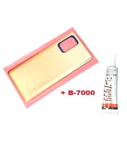 Tkgz Xiaomi Redmi NOTE 10 PRO (4G) Arka Pil Batarya Kapağı (CAM+B-7000) GOLD
