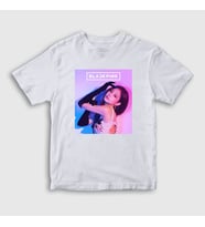 Presmono Unisex Çocuk Beyaz Jennie Blackpink T-Shirt 271889tt