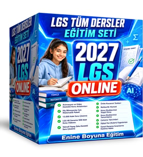 2027 Lgs Tüm Dersler Online Eğitim Seti – Video, Soru Çözümü Ve Deneme Sınavları