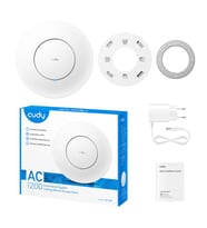 CUDY AP1300 AC1200 1PORT 1X10/100/1000 MBPS 4.64DBI 2.4 GHZ & 5 GHZ TAVAN TİPİ ACCESS POINT
