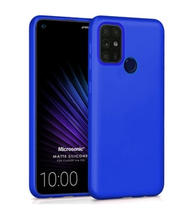 Microsonic Matte Silicone Casper Via F20 Kılıf Mavi