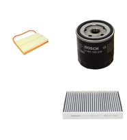 Bosch Filtre Bakım Seti Seat İbiza 1.0 Benzin 75 Beygir 2015-2016 Hava + Yağ f. + Polen Filtre Sardes