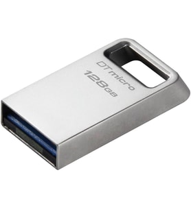 Kingston Datatraveler Micro Usb Stick 128Gb 200Mb/S Metal Usb 3.2 Gen 1 - Dtmc3G2/128Gb, Gümüş