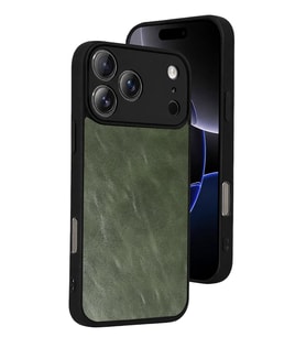 iPhone 17 Pro Aras Deri Kapak - Yeşil