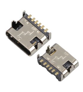 TYPE-C 6P DİŞİ ŞASE (IC-266B-3)