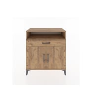 Hyperion Şifonyer Tek Raflı Tek Çekmeceli 2 Kapaklı 88x44x96 Çam-Çam