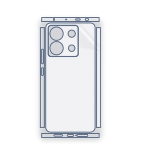 SChitec Xiaomi Poco X6 Uyumlu Fullbody Arka Kaplama Hidrojel Koruyucu Film