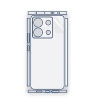 SChitec Xiaomi Poco X6 Uyumlu Fullbody Arka Kaplama Hidrojel Koruyucu Film