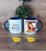 Kimya Öğretmeni Kupa Bardak Lacivert Fotoğraflı Öğretmenler Günü Hediyesi