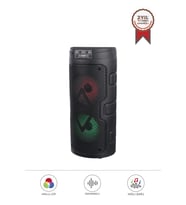 Bluetooth Hoparlör Mikrofonlu Rgb Işıklı Taşınabilir Parti Speaker GTS-2129 Siyah