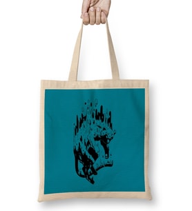 Animal Cheetah Bez Çanta Uzun Saplı