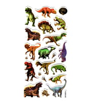Sticker Kabartmalı Stiker Defter, Planlayıcı Etiket (HL88-045) - 17X9 cm - Vahşi Dinazor