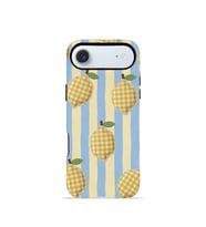 iPhone 17 Air Vorian Çift Katmanlı MagSafe Kılıf Gingham Lemon Grove