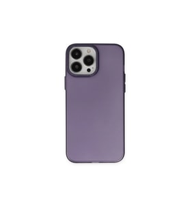 iPhone 14 Pro Kılıf Modos Metal Kapak - Derin Mor