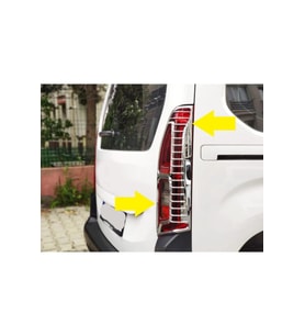 Citroen Berlingo Krom ABS Stop Çerçevesi 2019 Sonrası