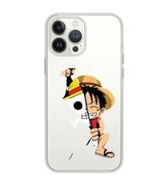 Iphone 12 PRO Uyumlu One Piece Luffy Tasarımlı Şeffaf Telefon Kılıfı