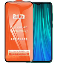 Xiaomi Redmi Note 8 Pro Ekran Koruyucu 21D Tam Kaplayan Kavisli