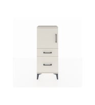 Arges Komodin 2 Raflı 2 Çekmeceli Tek Kapaklı 44x30x106 Aytaşı-Aytaşı