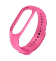 Xiaomi Mi Band 7 Kordon Spor Silikon Band Mix (Koyu Pembe)