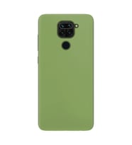 Xiaomi Redmi Note 9 İnce Mat Silikon Kılıf Yeşil