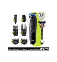 Çok Fonksiyonlu Erkek Bakım Seti 7'li + Hediye Gillette