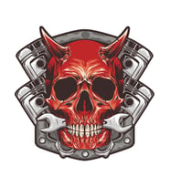 Kuru Kafa Kurukafa Araba Motorsiklet Sticker 19CM