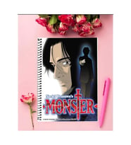 Monster Anime Defter 1 Adet Özel Tasarım A4 Boyutu 21*29 Cm Telli Çizgili Defter