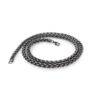Siyah Renk Çelik Kolye 6Mm 3183CEK019