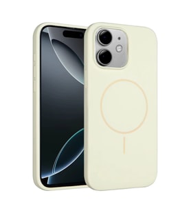 İphone 11 Kılıf Jully Magsafe Kapak - Bej