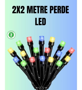 Su Geçirmez Pil Çalışan Led Perde Işık – İç Dış Mekan