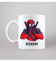 Deadpool Tasarımlı Kupa Kişiye Özel