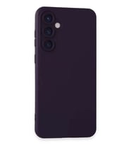 Galaxy S24 Kılıf Nano içi Kadife Silikon - Mor