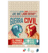 Lucha Libre Cap Ve Iron Man Puzzle 240 Parça Yapboz