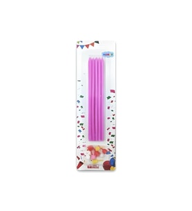 15 Cm Pembe Mum 10'lu M591