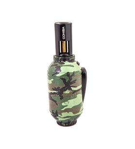 Cohiba Masa Tipi Tek Torch Pürmüz Kamuflaj Desen Puro Çakmağı
