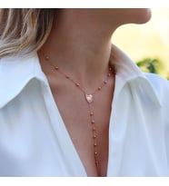 Top Trend Rose Gold Kaplama Gümüş Kolye