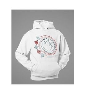 Tasarım Blink-182 Baskılı Unisex Oversize Hoodie