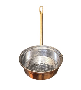 15 cm Bakır Derin Tek Kulplu Sos Tavası, İskender Tavası BTB-0215