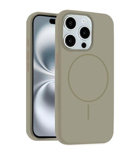 İphone 14 Kılıf Jully Magsafe Kapak - Çöl Titanyum