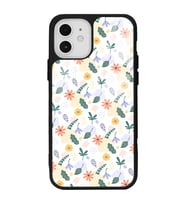 iPhone 12 - 12 Pro Uyumlu Minik Çiçekler Tasarımlı Glossy Telefon Kılıfı