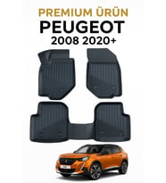 Peugeot 2008 2020+ Uyumlu 3D Oto Paspas Premium