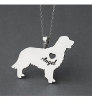 İsimli Köpekli Gümüş Kolye