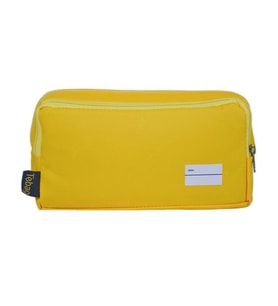 Tebag İki Gözlü Sarı Kalem Çantası