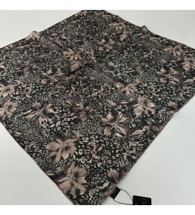 Lop'res Soft Pamuklu Eşarp Siyah Vizyon LDNA1505