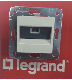 Legrand Cariva 773738 Krem Numeris / Telefon Priz - Mekanizma (Beyaz)